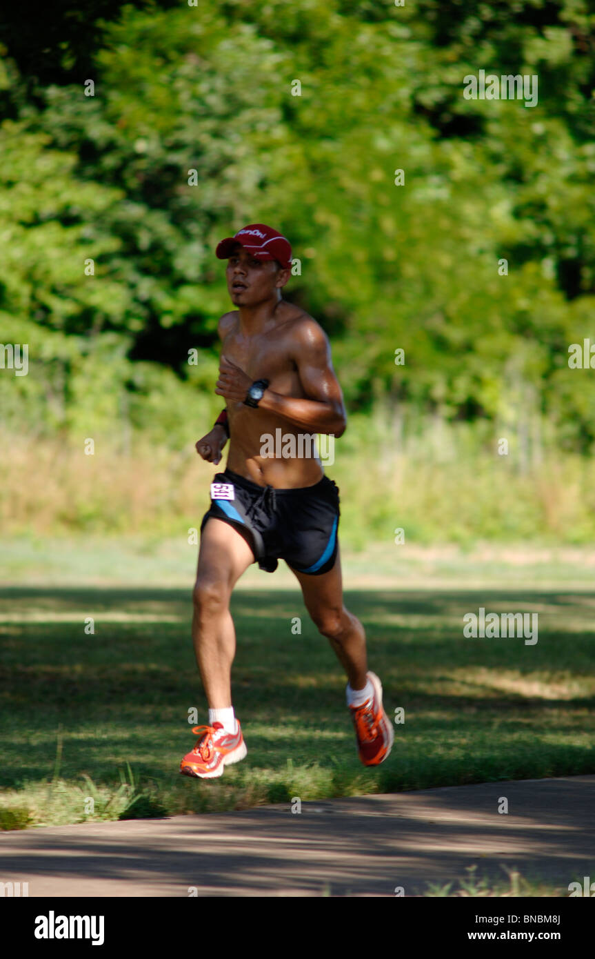 Male and female Marathon runners and joggers of all ages, shapes, sizes