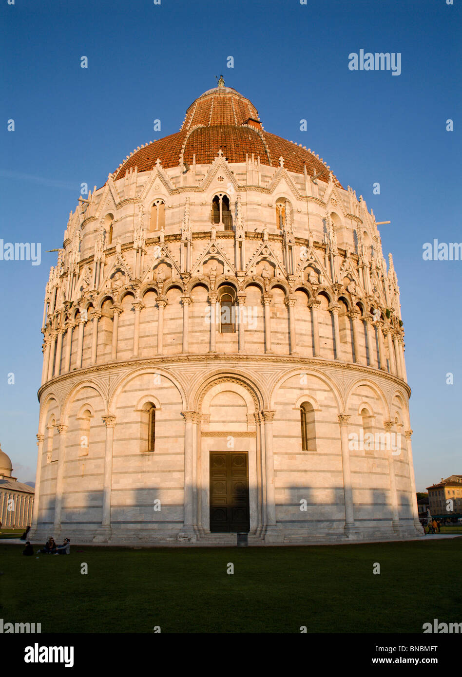 Pisa - baptistery of st. John - Piazza dei Miracoli Stock Photo