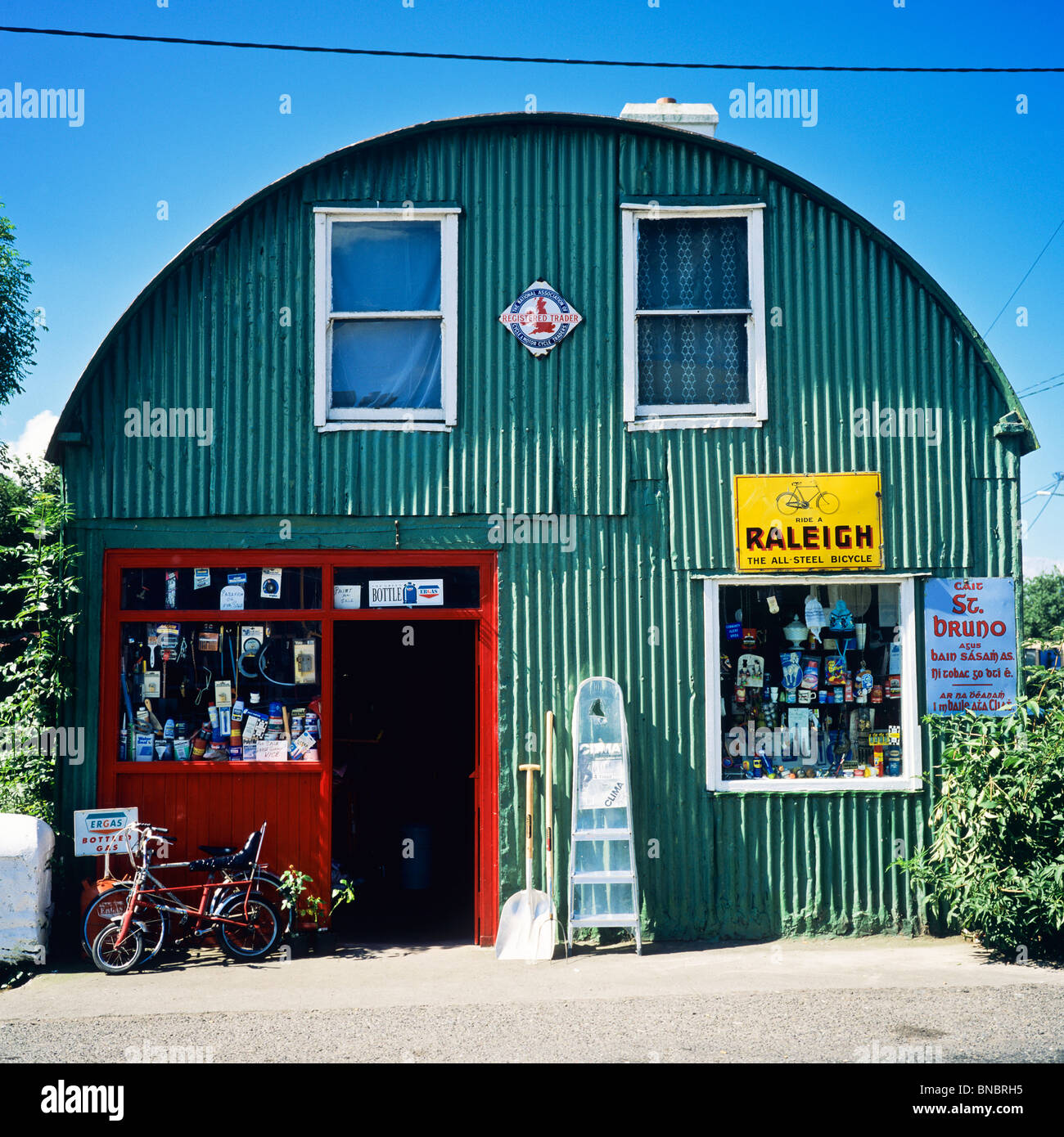 HARDWARE & GENERAL STORE INCHIGEELAGH COUNTY CORK IRELAND Stock Photo