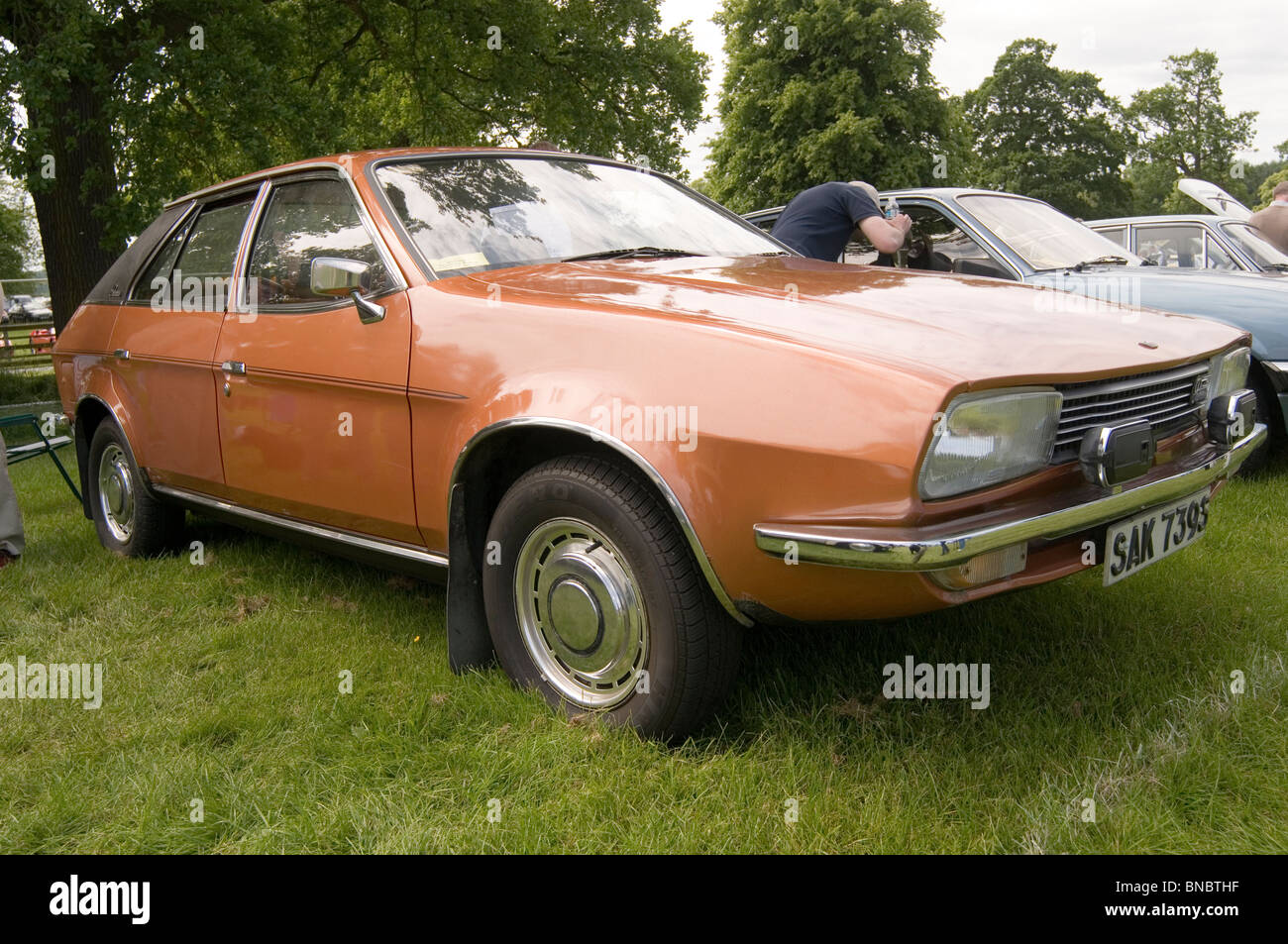austin princess bl british leyland 1970's seventies wedge family brown rubbish classic car cars show shows showing competition o Stock Photo