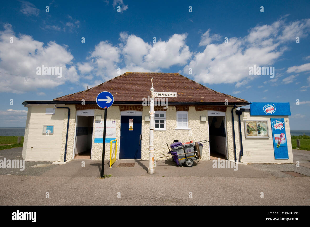 toilet at the top of tankerton slopes whitstable kent england UK Stock Photo Alamy