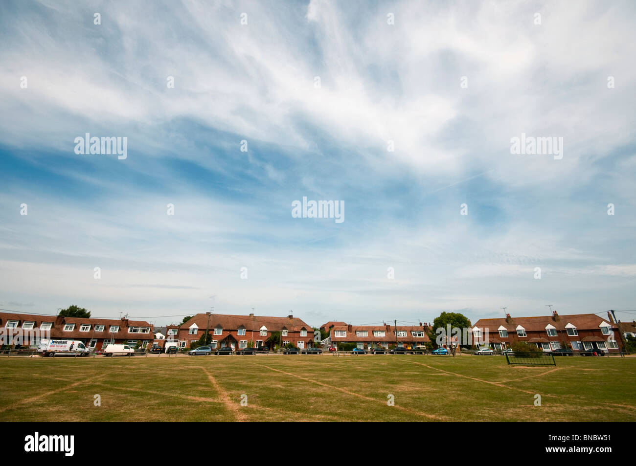 Cornwallis Circle playing field whitstable kent england uk Stock Photo