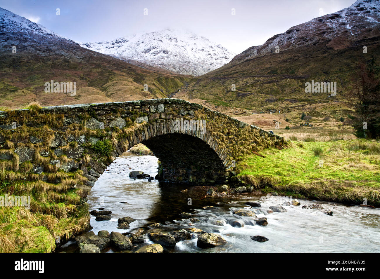 Butterbridge, drover's road in Glen Kinglas, Trossachs National Park
