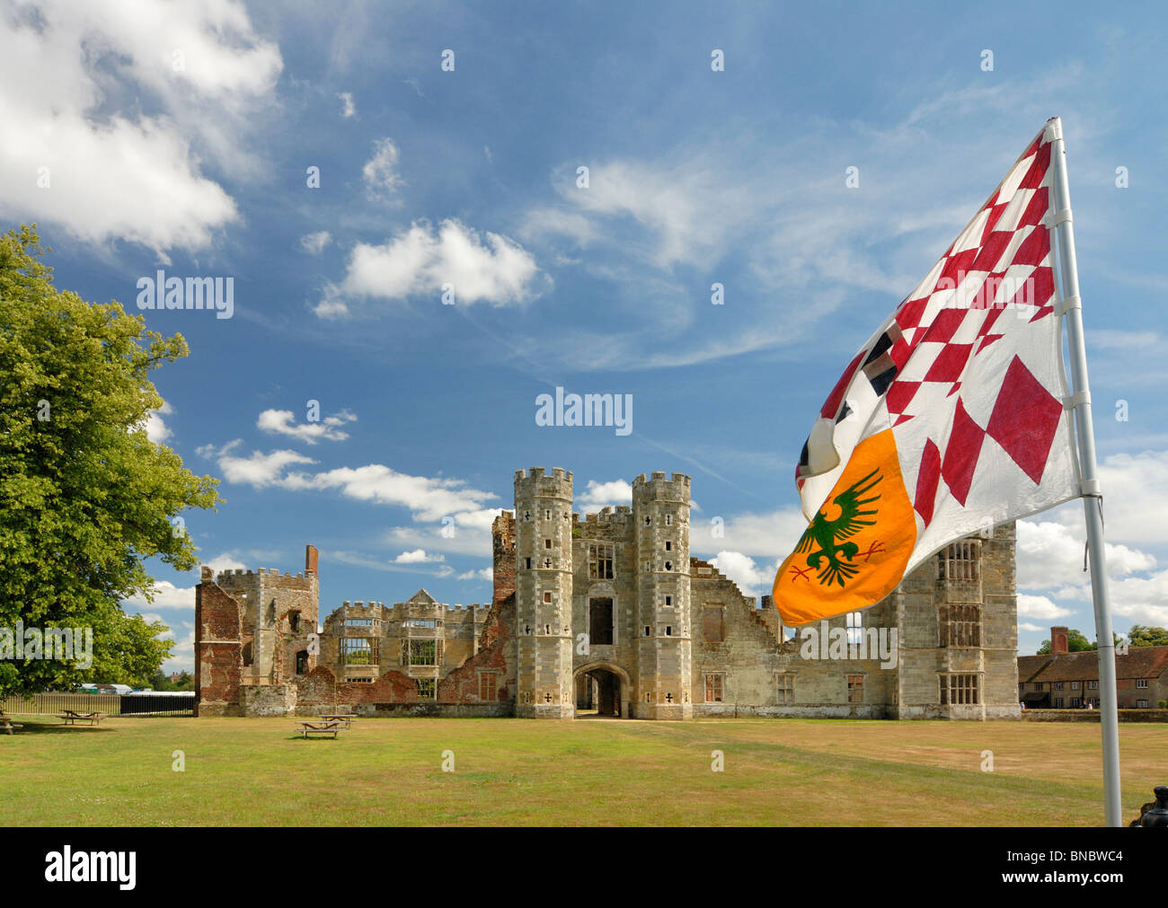 Ruins of Cowdray House Midhurst West Sussex Stock Photo