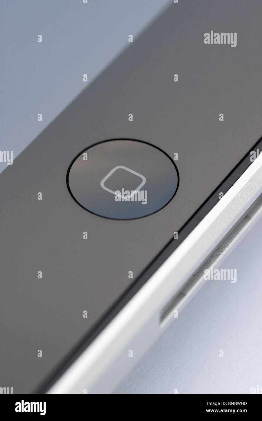 Close up of Apple's iPad with the 'home' button, 30-pin connector and  speakers Stock Photo - Alamy