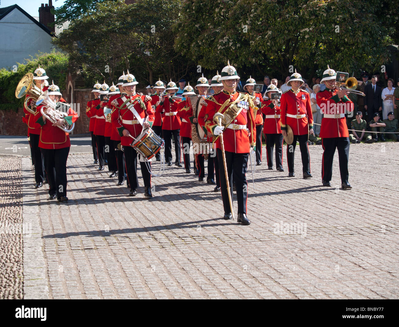 Military marching band Stock Photo Alamy