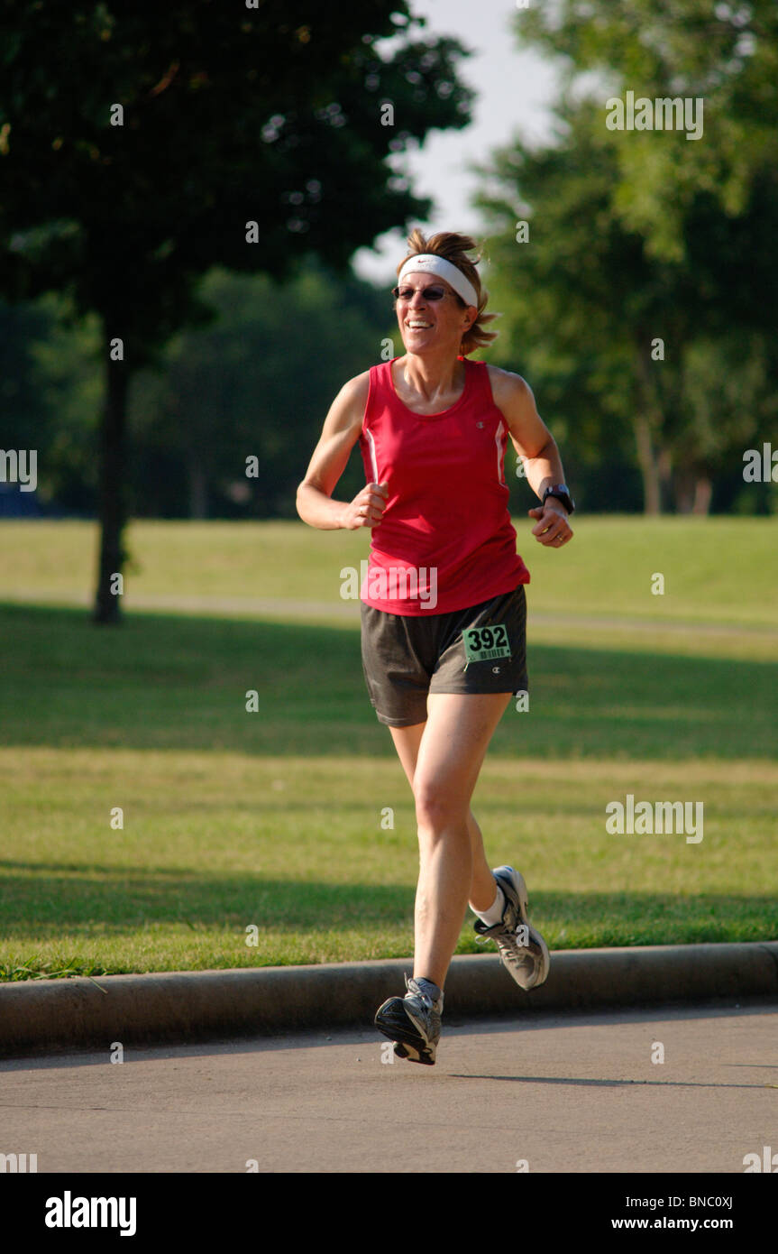 Male and female Marathon runners and joggers of all ages, shapes, sizes