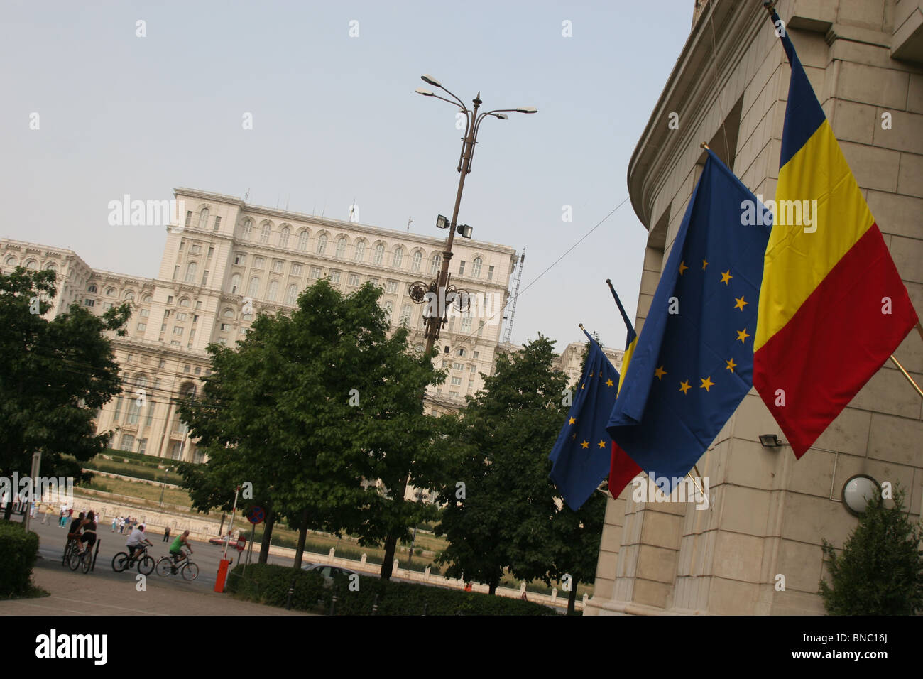 Palace of the Parliament, Bucharest, Romania Stock Photo