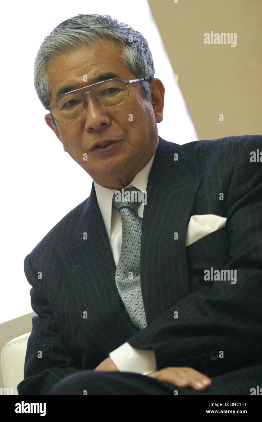 Shintaro Ishihara Governor Of Tokyo In Tokyo Japan Stock Photo Alamy