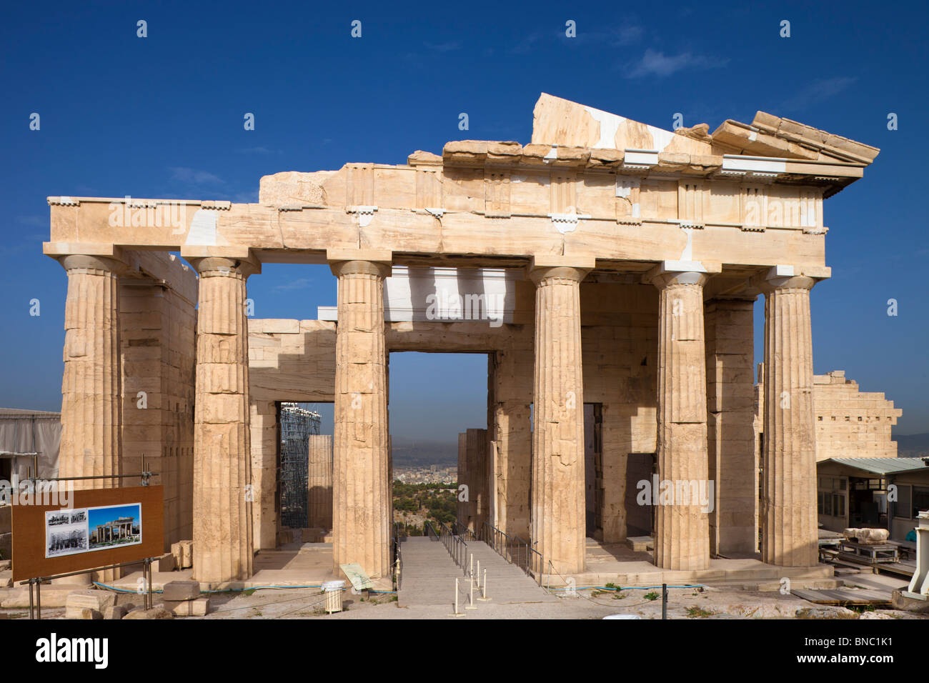 The Propylaea of the Athenian acropolis after renovation ...
