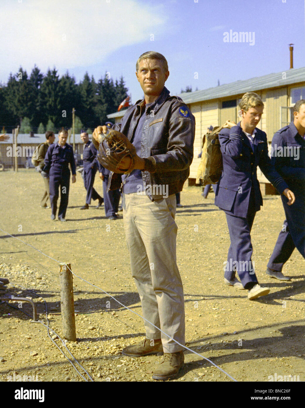 THE GREAT ESCAPE 1963 UA film with Steve McQueen Stock Photo