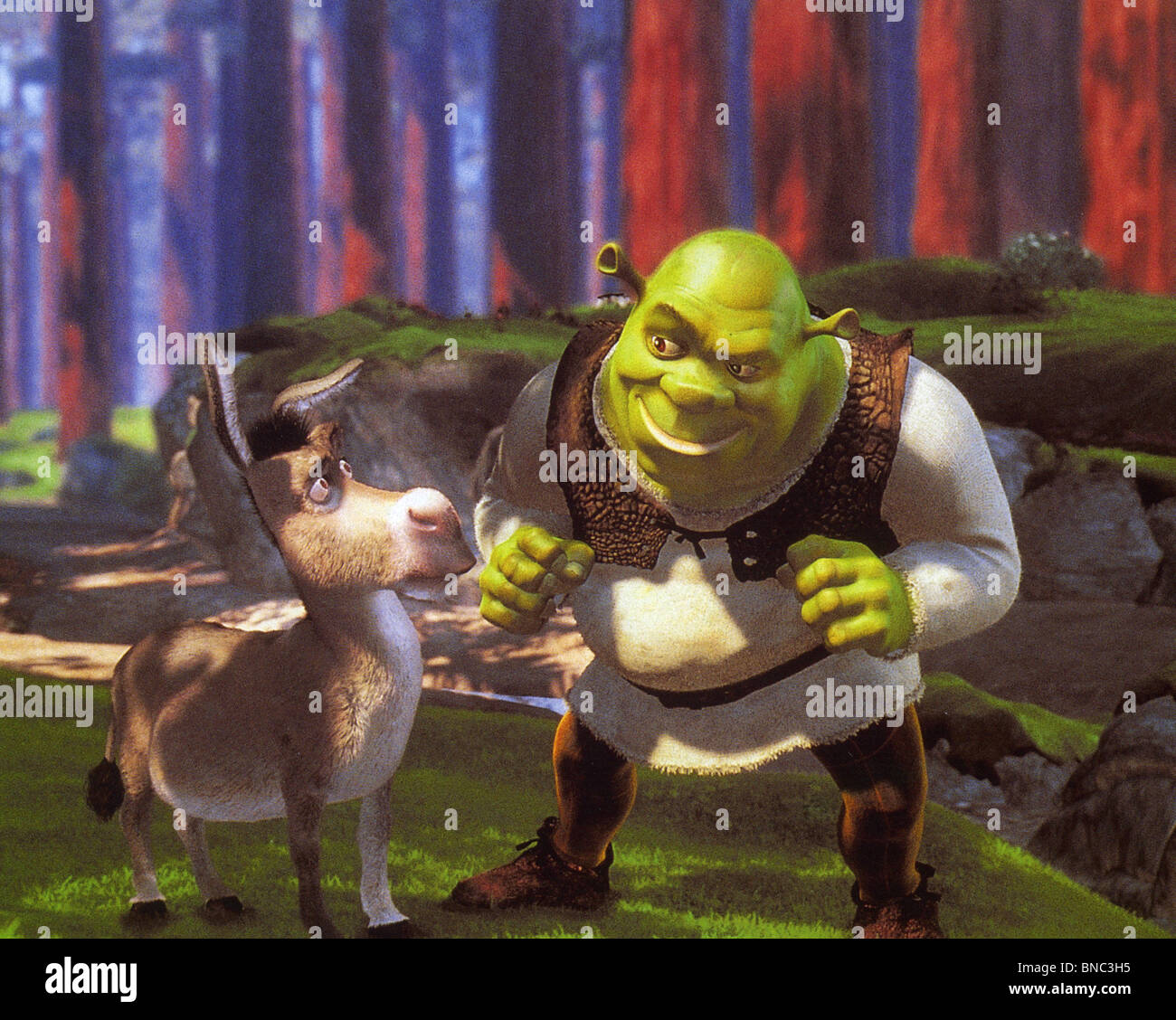 SHREK 2001 DreamWorks animation Stock Photo