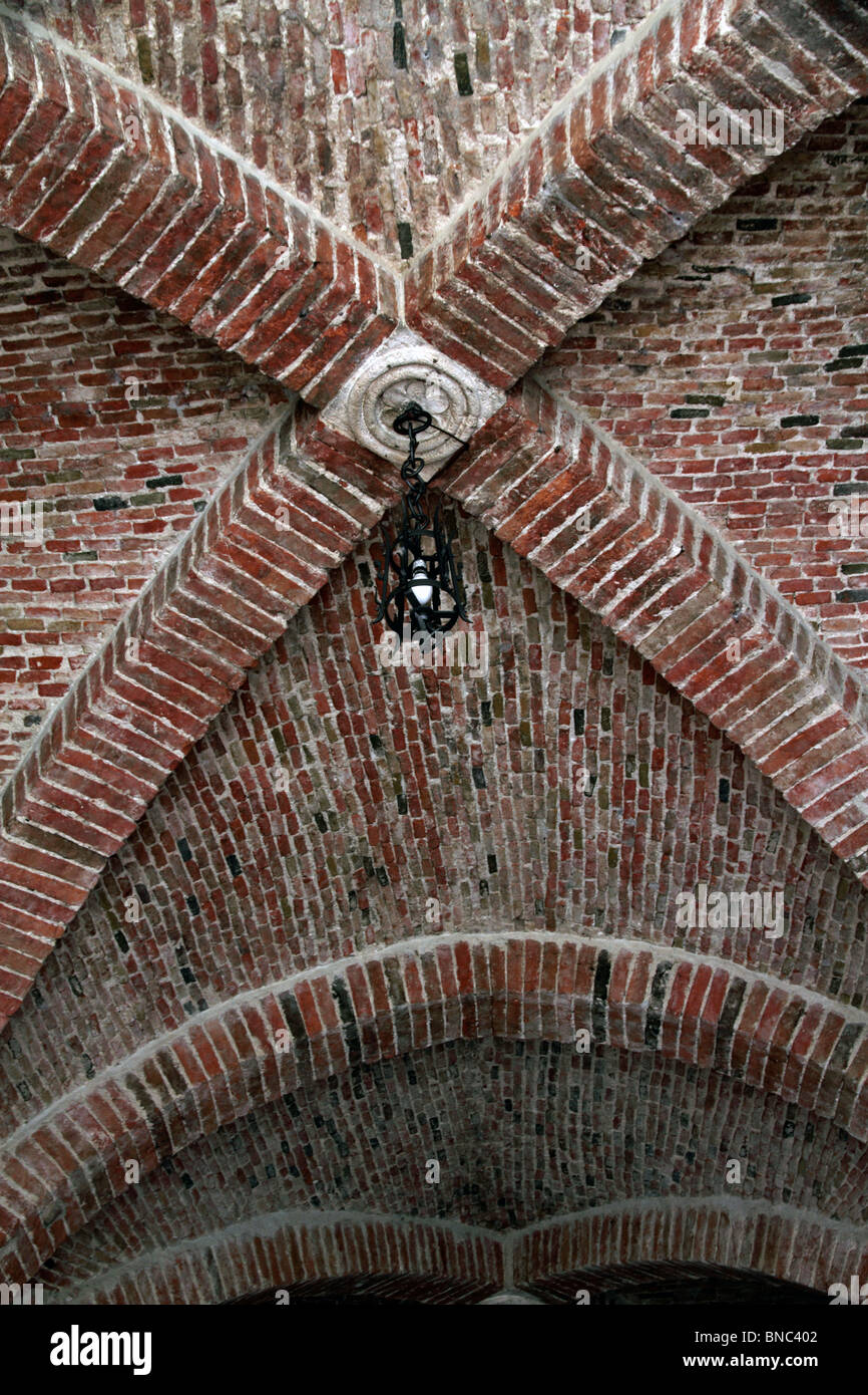 Brick Vaulted Ceiling Stock Photo 30384706 Alamy