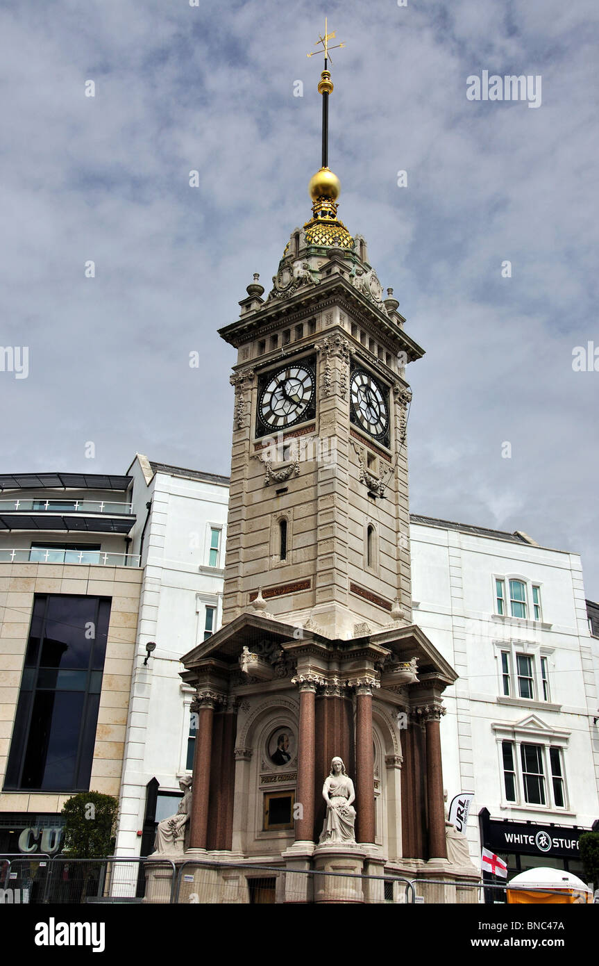 The Clock Tower, Church Street, Brighton, East Sussex, England, United Kingdom Stock Photo