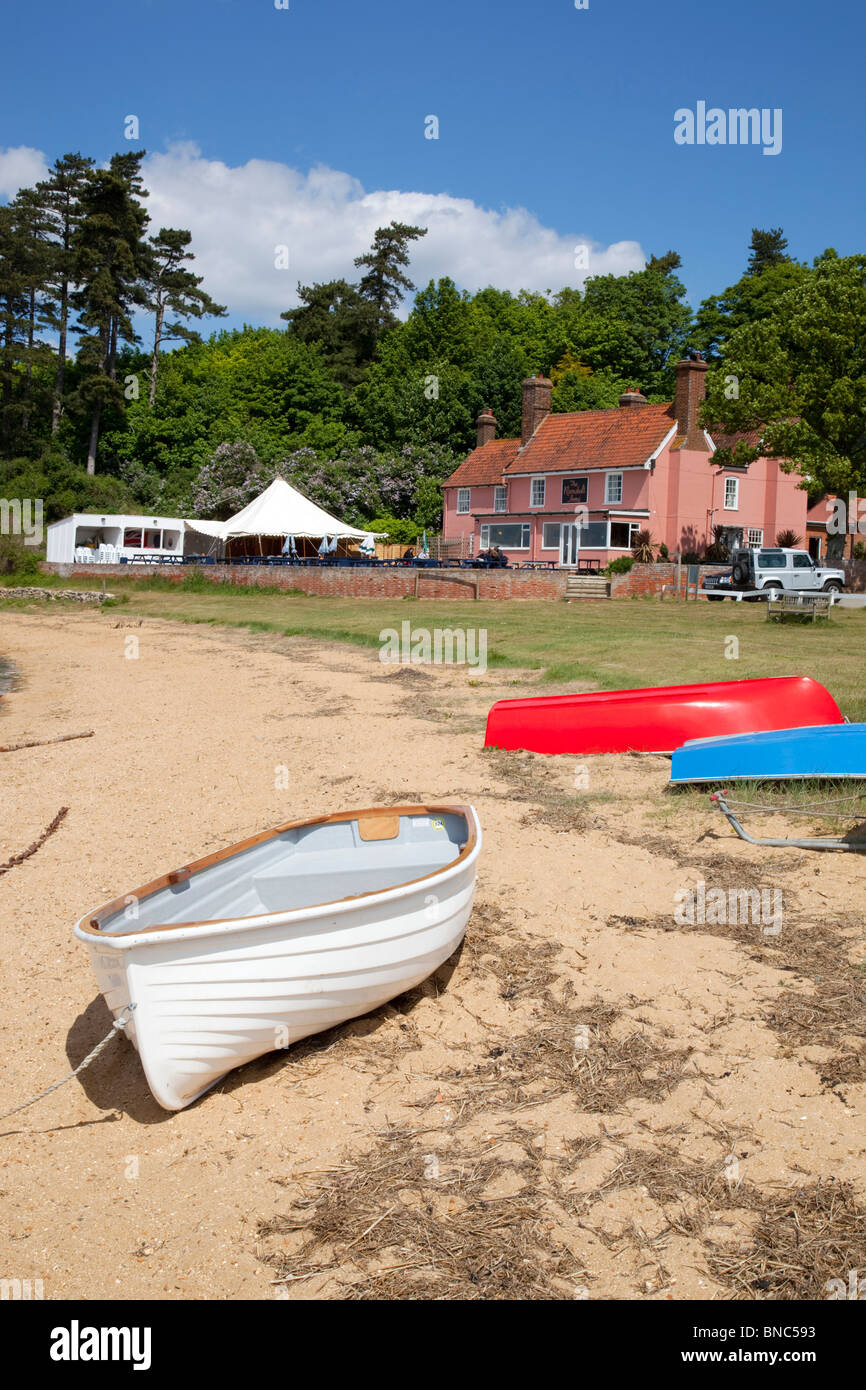 Ramsholt; banks of the river Deben; Suffolk Stock Photo