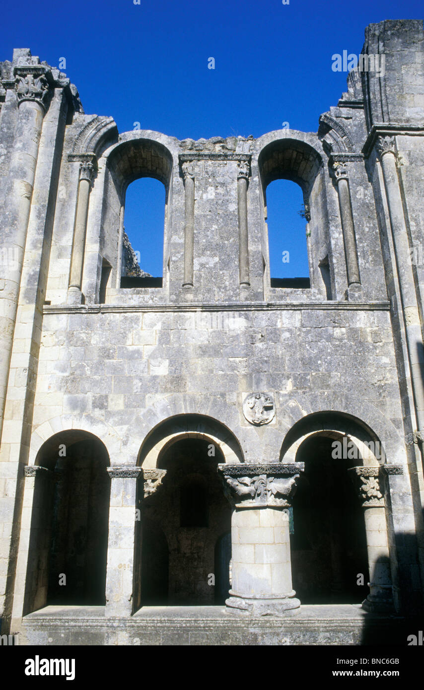ABBEY LA SAUVEMAJEURE, RUIN, AQUITAINE, FRANCE Stock Photo Alamy