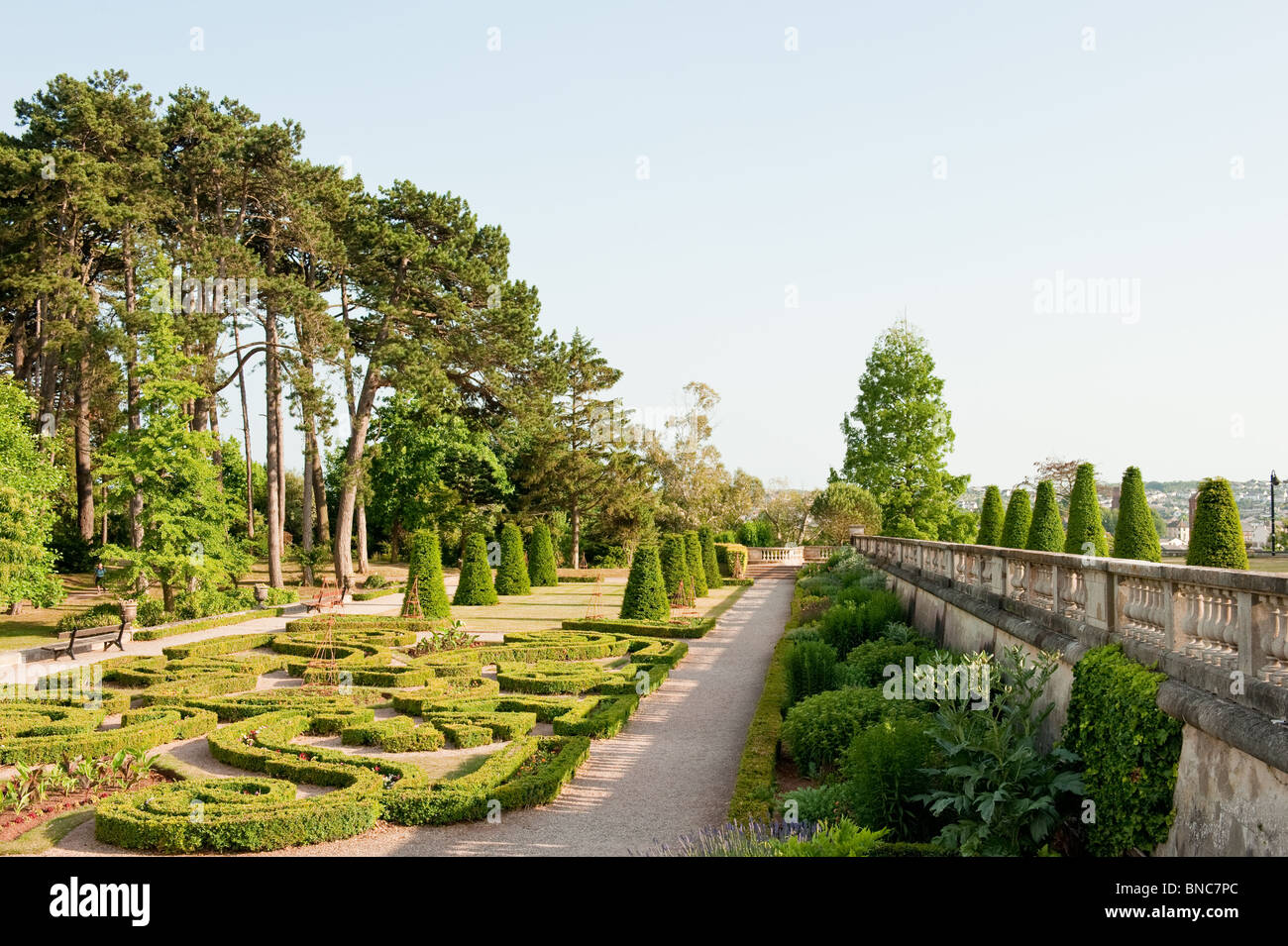 Gardens at Oldway Mansion in Paignton, Devon, owned by Torbay Council