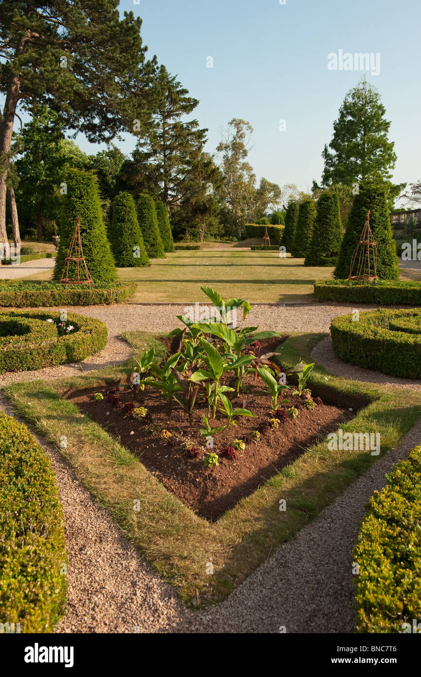 Gardens at Oldway Mansion in Paignton, Devon, owned by Torbay Council