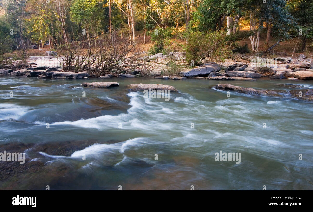 River in Thung Salaeng Luang National Park, Thailand Stock Photo