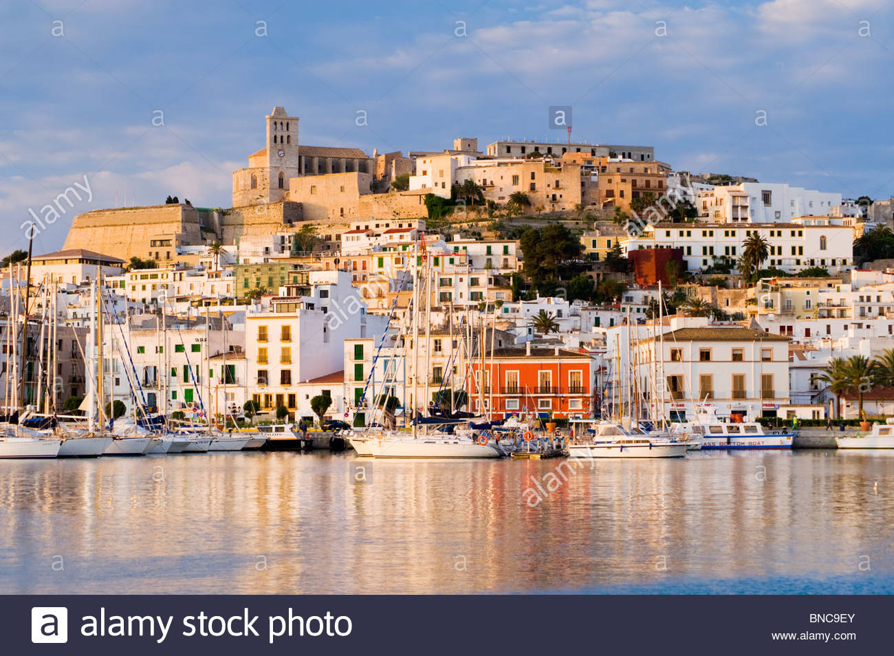 Dalt Vila Ibiza Old Town Ibiza Balearic Islands Spain Stock Photo Alamy