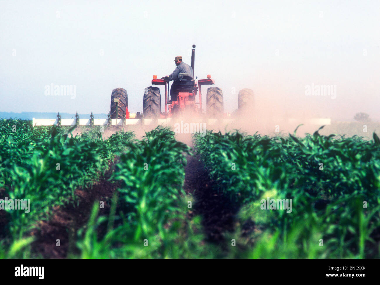 Spraying crops in Kentucky Stock Photo Alamy