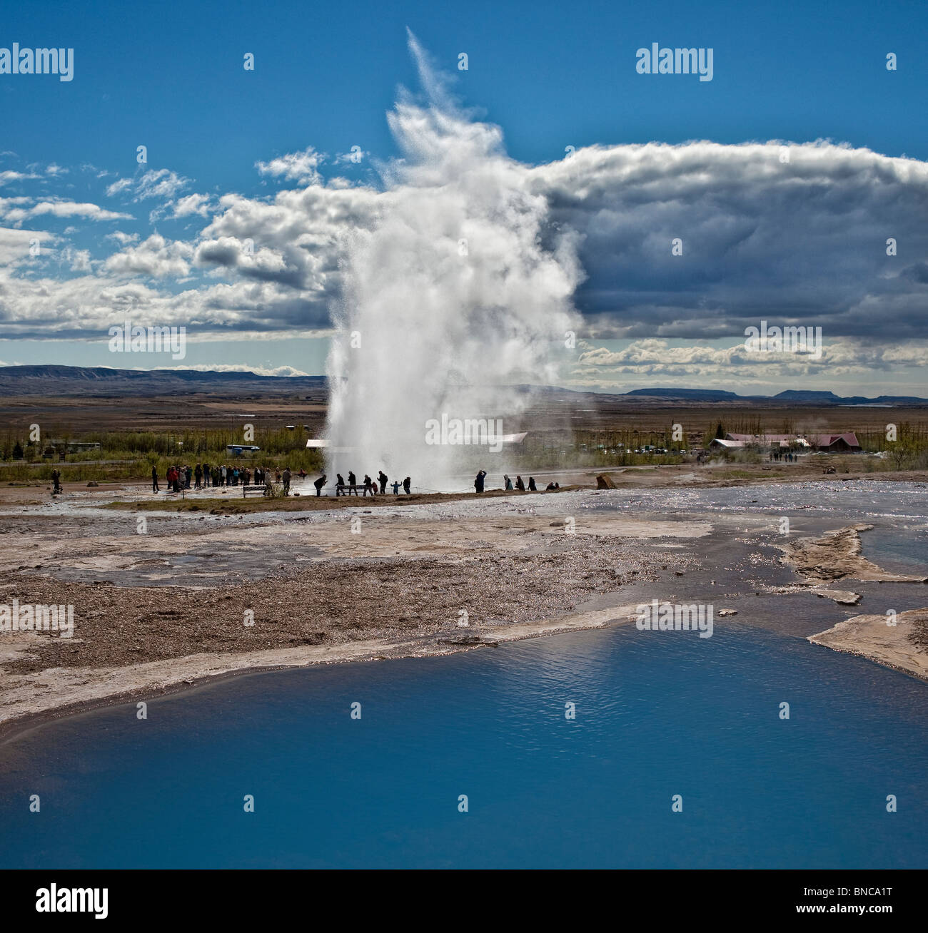 Strokkur Geyser Erupting, Iceland Stock Photo - Alamy