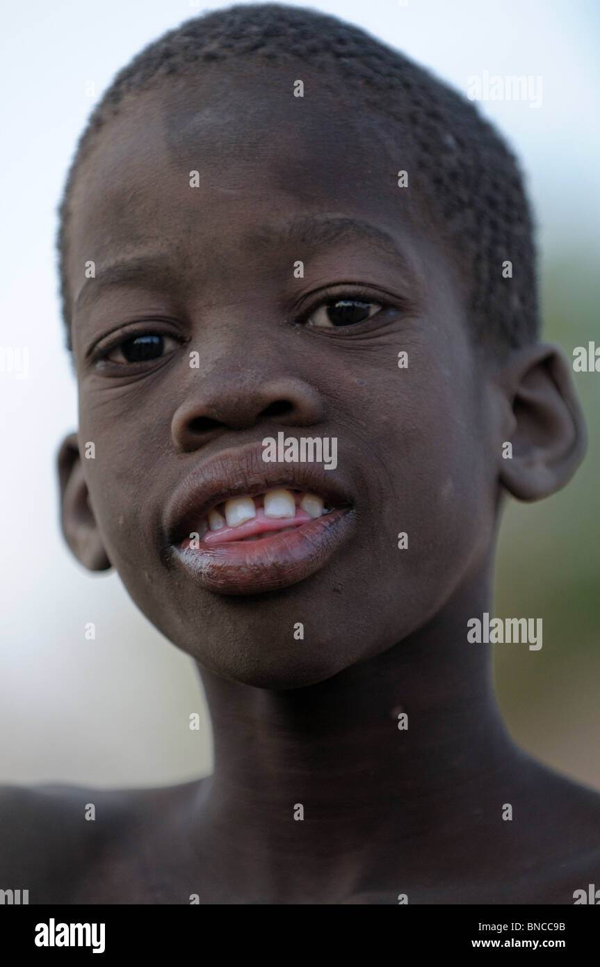 Portrait of African boy, Zambia Stock Photo Alamy