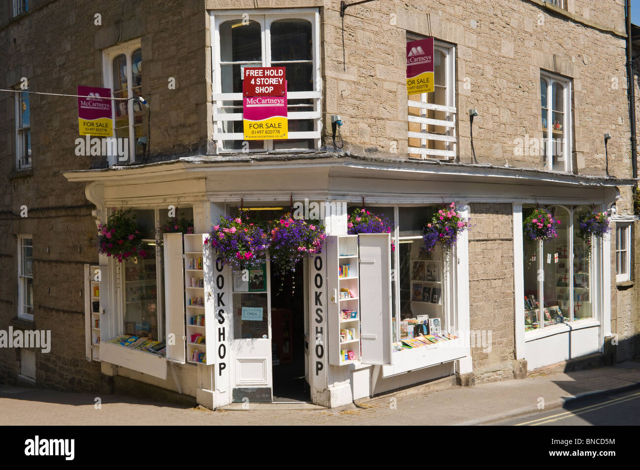 Large for sale in booktown of HayonWye Powys Wales UK Stock