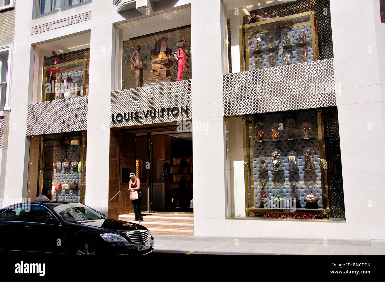 Louis Vuitton shop New Bond Street Mayfair district central London