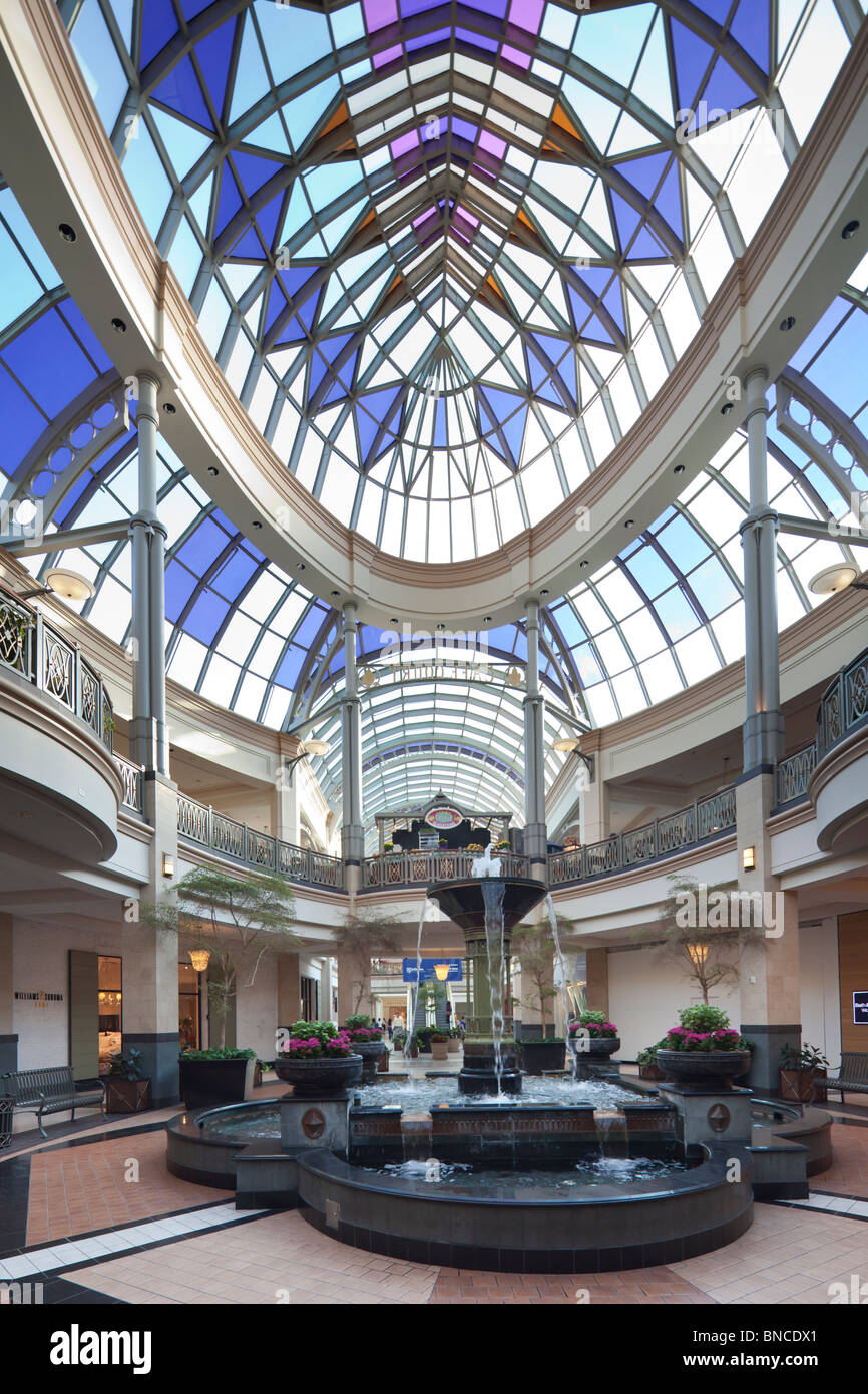 interior of King of Prussia Mall, near Philadelphia, PA, USA Stock