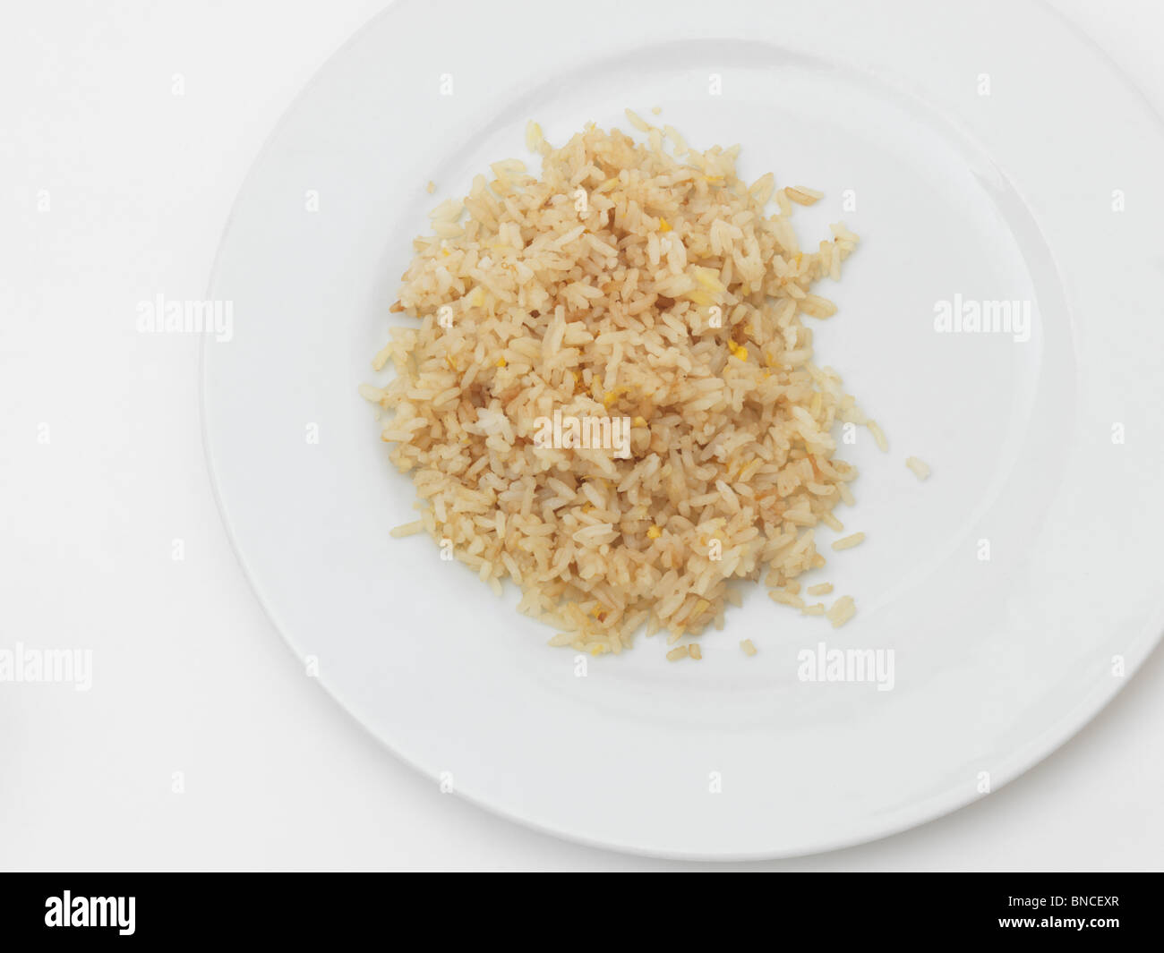 Egg Fried Rice Chinese Food Stock Photo