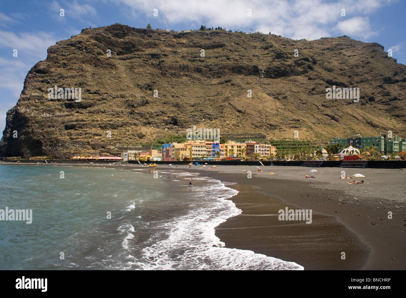 Spain Canary islands La Palma Puerto Tazacorte beach Stock Photo