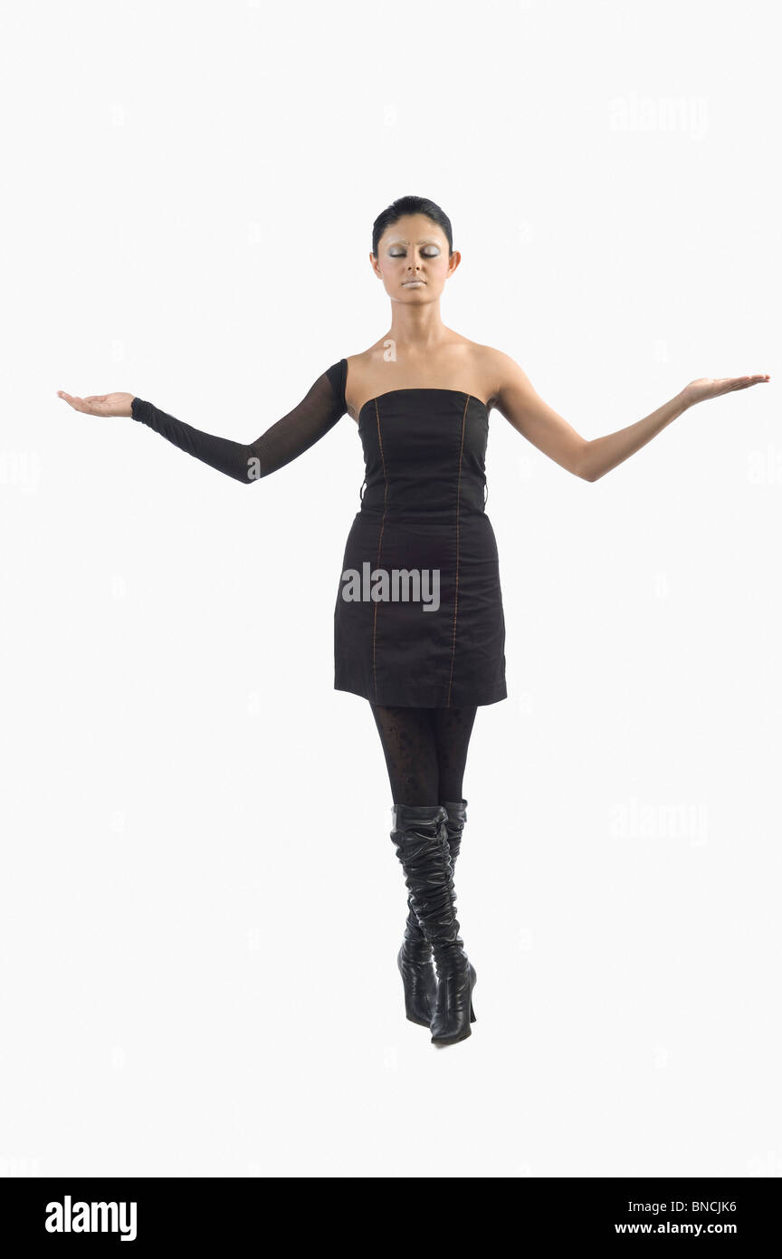 Outstretched arm woman hi-res stock photography and images - Alamy