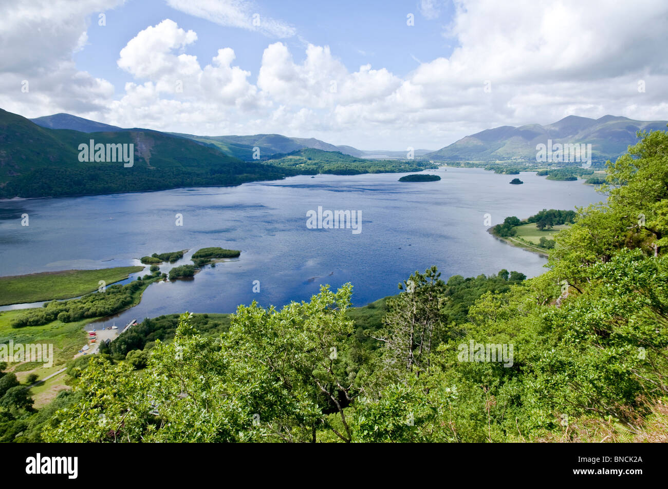View of derwent water with cat bells in distance hires stock photography and images Alamy