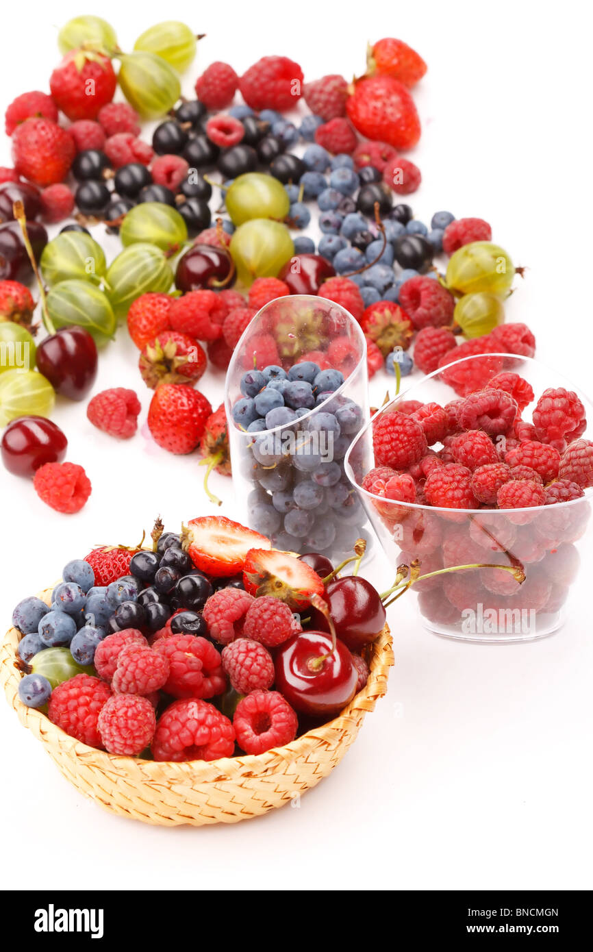 different kinds of berries Stock Photo - Alamy