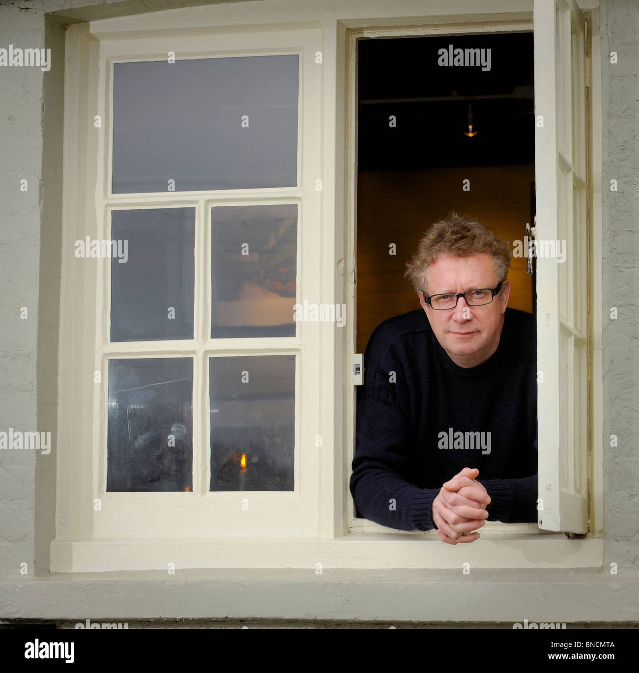 Actor and comedian Mark Williams photographed near Lewes, East Sussex