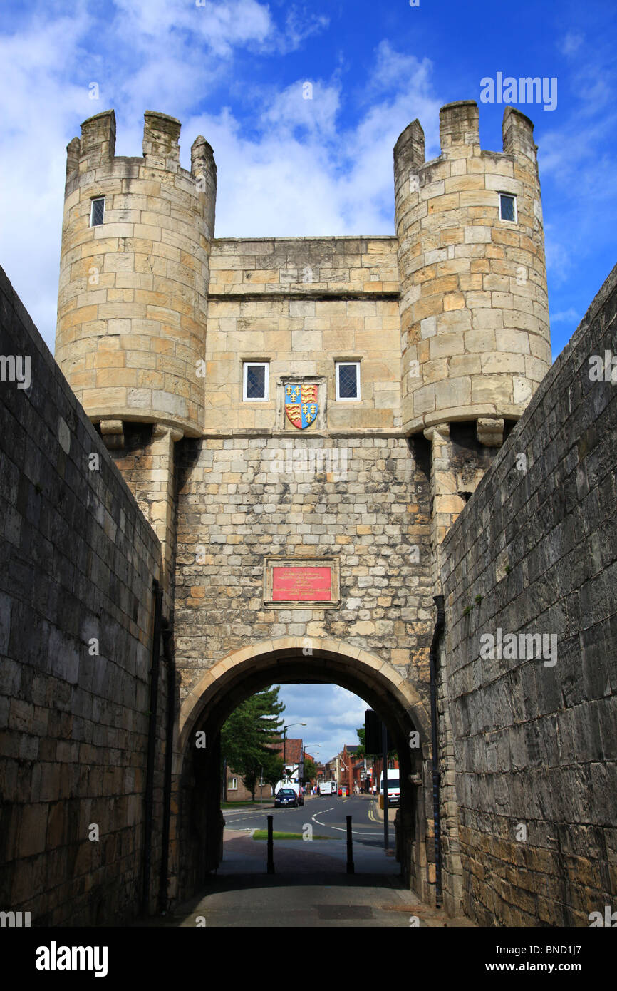 Walmgate Bar York England Stock Photo Alamy