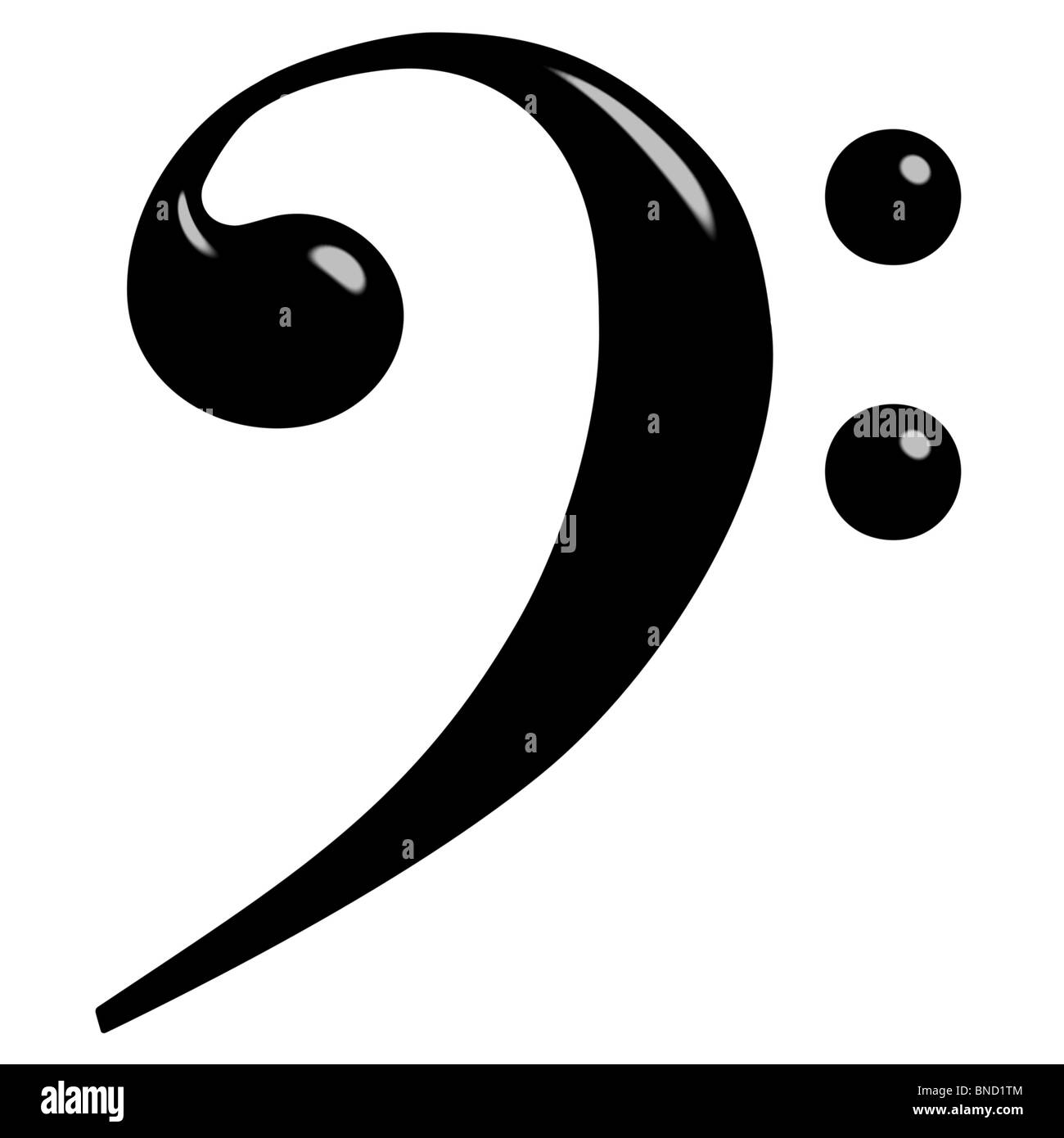 3d bass clef stock photo 30404996 alamy bass celf