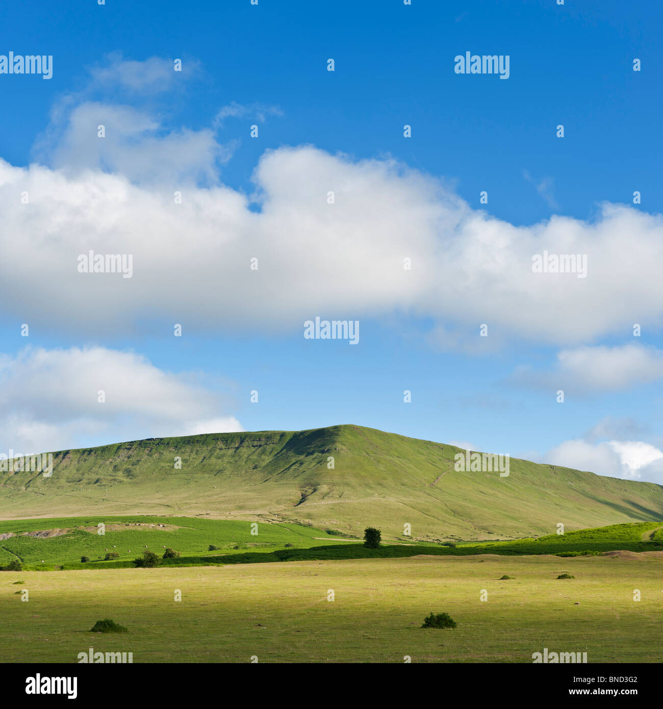 Hay Bluff, near HayonWye, Black mountains, Brecon Beacons national