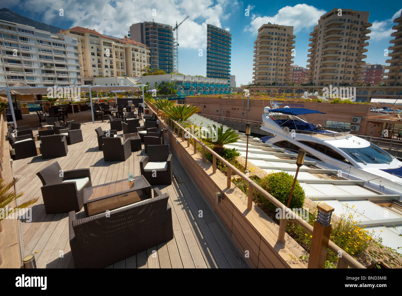 Ocean Village scene Stock Photo - Alamy
