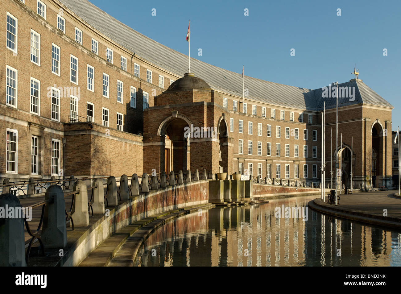 Bristol City council Headquarters (City Hall) on college Green in the city of  Bristol on a fine sunny morning Stock Photo