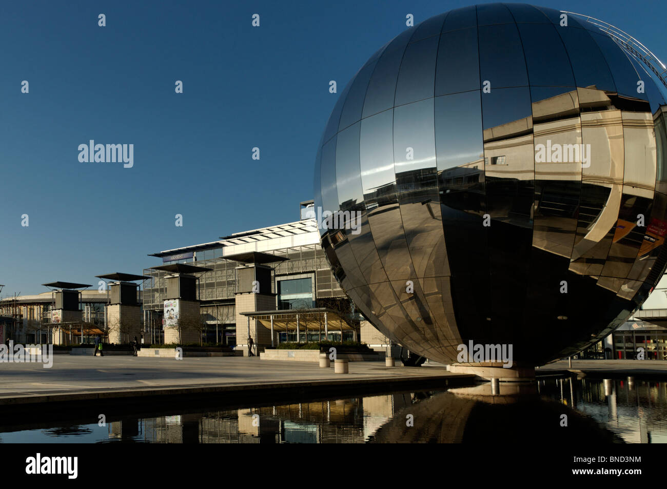 Bristol Millennium Square with large mirror ball (the ) and