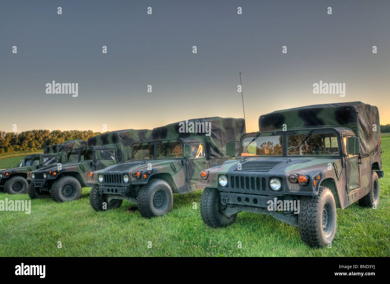 Military Land Vehicle Stock Photo