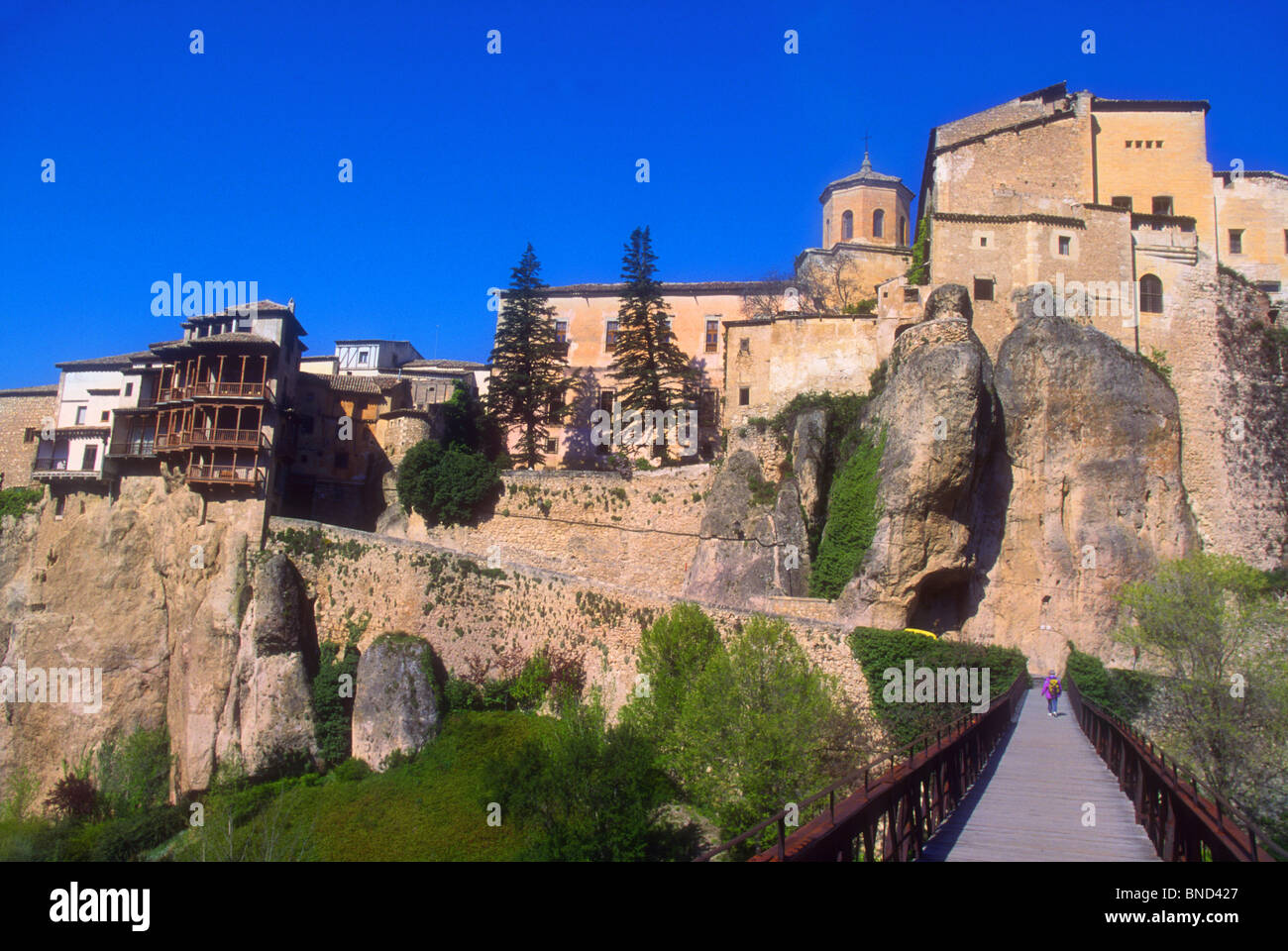 Museum of abstract art old town of Cuenca Spain Stock Photo