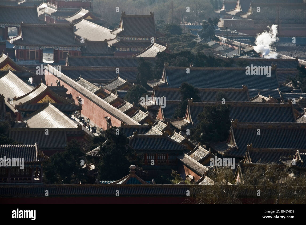 The historical Forbidden City Museum in Beijing Stock Photo