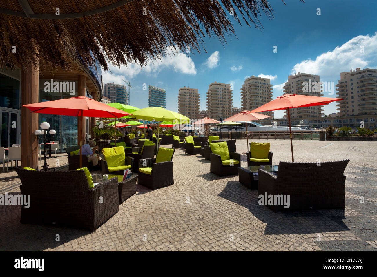 Ocean Village scene Stock Photo - Alamy