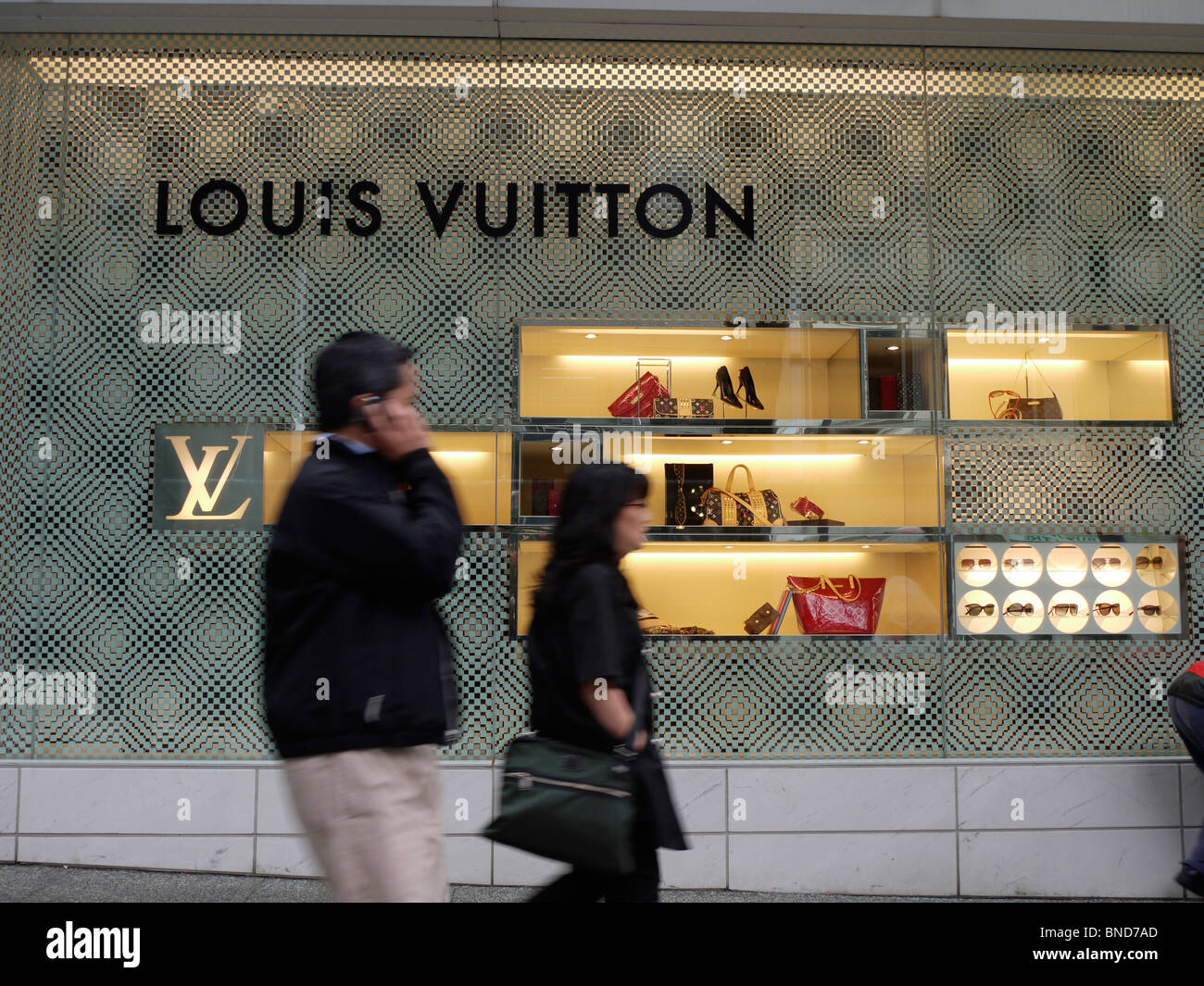 Louis Vuitton store, shop retail outlet Vancouver Stock Photo - Alamy