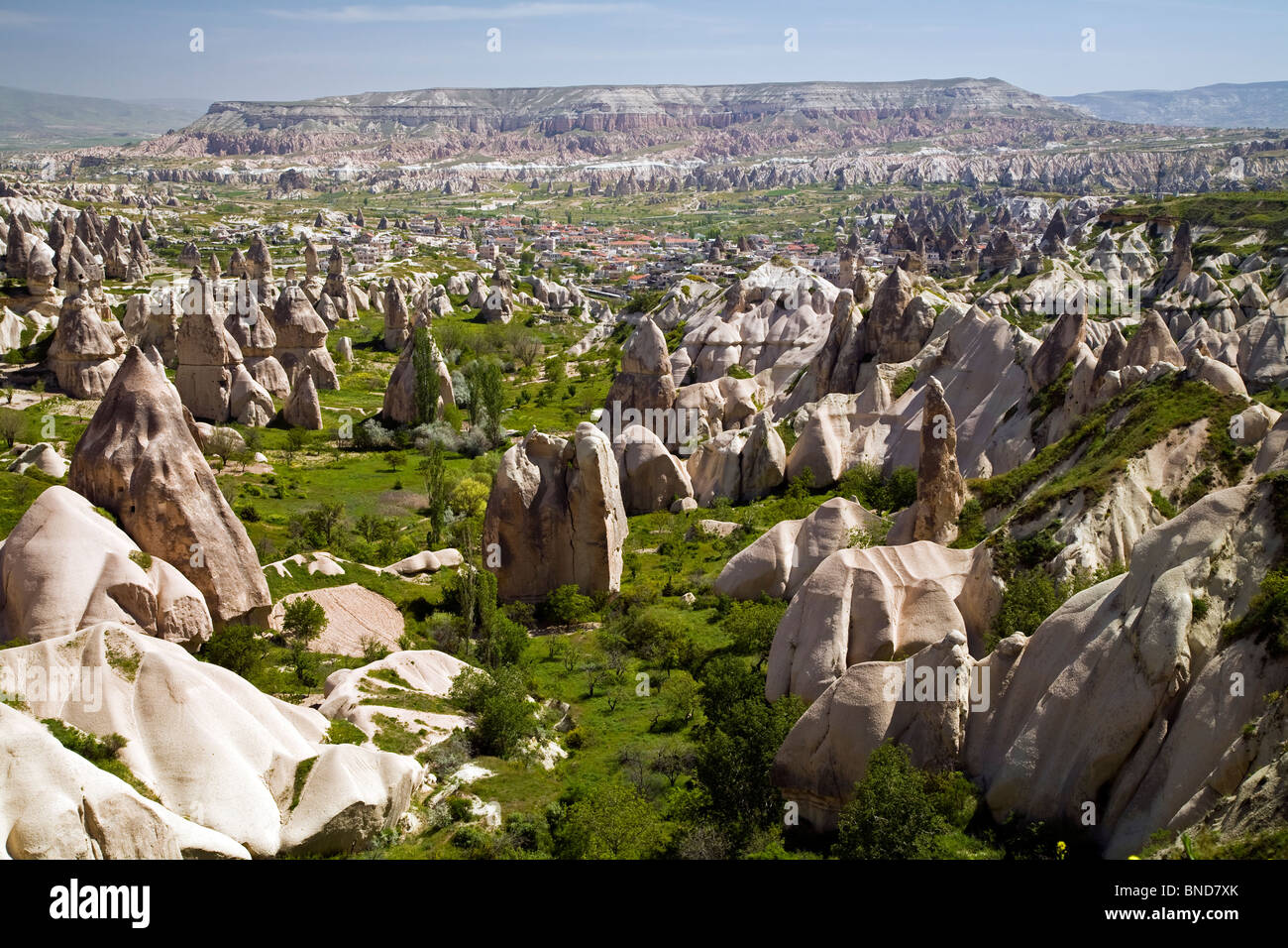 Rock formation in Goreme Valley Cappadocia Nevsehir Turkey Stock Photo ...