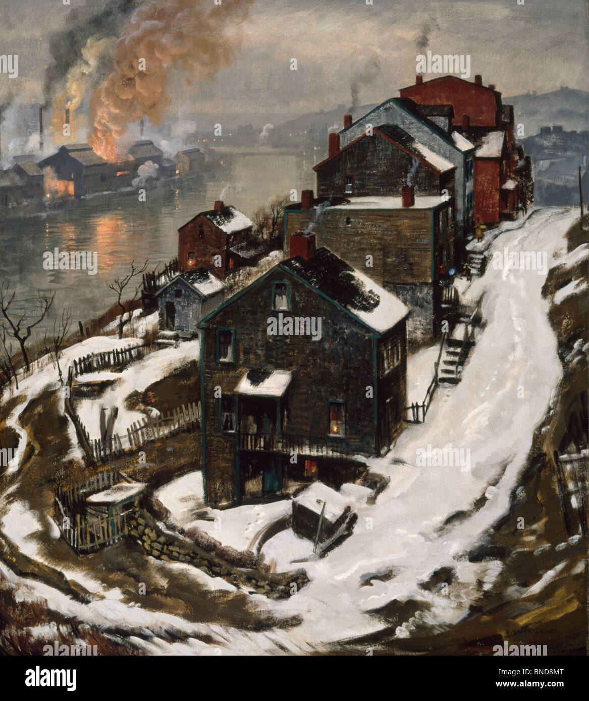 Everett warner painting hires stock photography and images Alamy