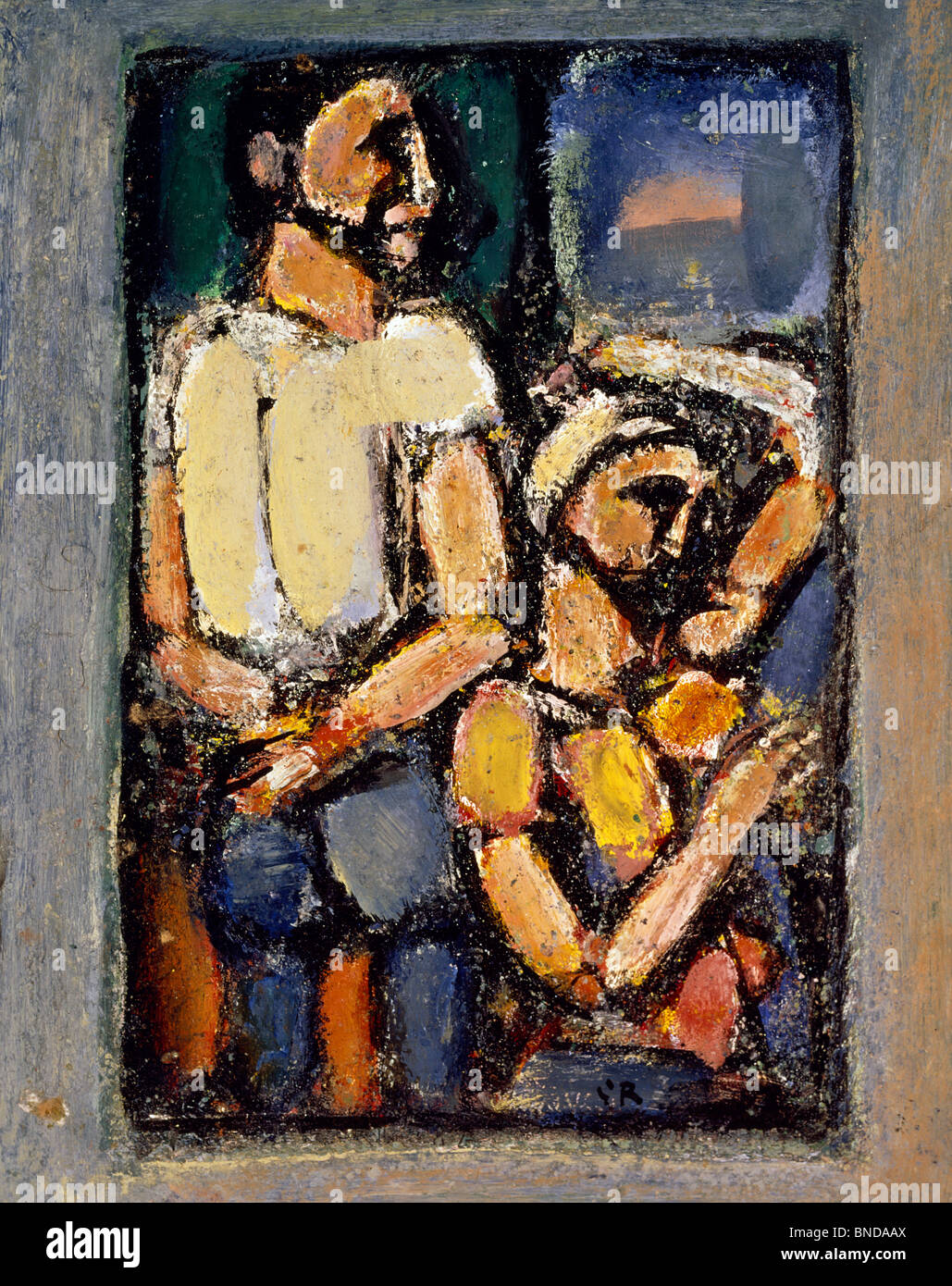 Scene of the Passion by Georges Rouault, (1871-1958), USA, Texas, Private Collection Stock Photo